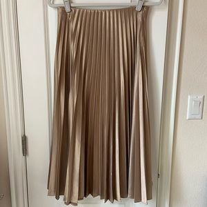 Zara pleated midi skirt